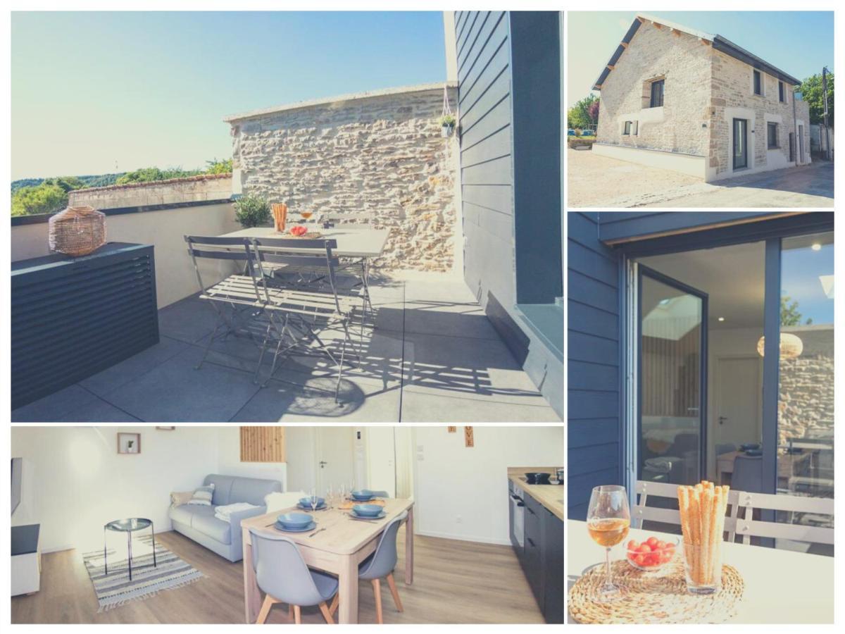 Appart-Hotel N 3 Avec Terrasse, Piscine, Petit-Dejeuner Et Parking Prive Chouzelot Екстер'єр фото